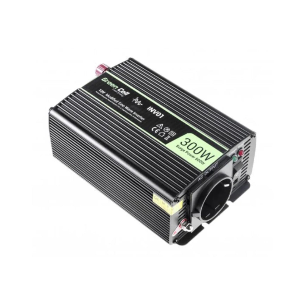 Przetwornica Green Cell 12V na 230V 300W/600W